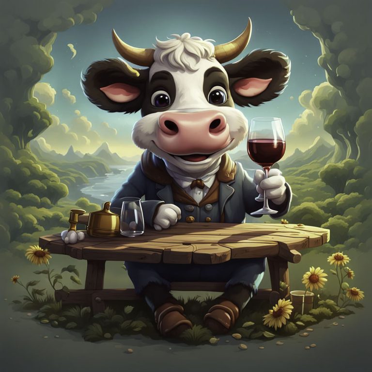 Whimsical Cow Wine Coasters 3 Cows-Cheers coaster
