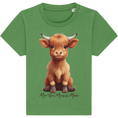 mockup-03cfc717ad24ae54905135292bbaaf2c.png Moo-tiful Mischief Maker Kids T-Shirt Fresh Green