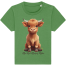 Moo-tiful Mischief Maker Kids T-Shirt Fresh Green