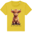 Moo-tiful Mischief Maker Kids T-Shirt Golden Yellow