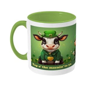 101 St Patrick's Day Mug Light Green