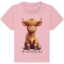 Moo-tiful Mischief Maker Kids T-Shirt Cotton Pink