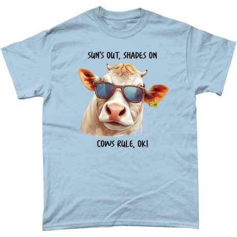 Sun's Out, Shades On, Cows Rule OK! Sun's Out, Shades On, Cows Rule OK! Light Blue