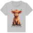 Moo-tiful Mischief Maker Kids T-Shirt Heather Grey