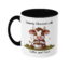 122 Udderly Obsessed with Coffee & Cows Black