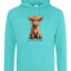 118 Moo-tiful Mischief Maker Hoodie Turquoise Surf