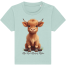 Moo-tiful Mischief Maker Kids T-Shirt Caribean Blue